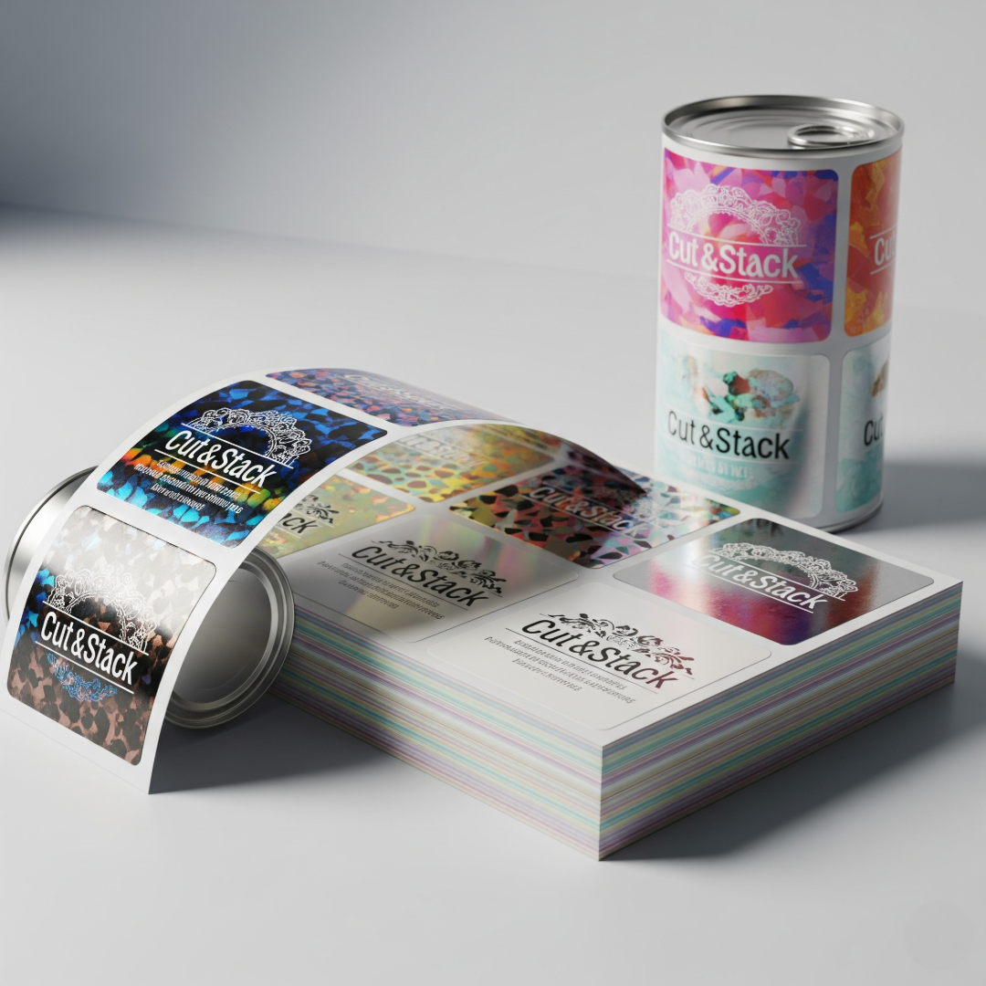 Etiquetas Cut & Stack